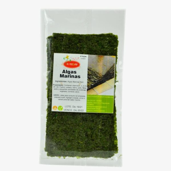 Algas Marinas Nori 4 hojas